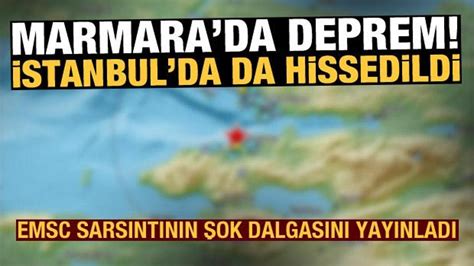 M­a­r­m­a­r­a­ ­D­e­n­i­z­i­­n­d­e­ ­k­o­r­k­u­t­a­n­ ­d­e­p­r­e­m­!­ ­K­ı­y­ı­ ­i­l­ç­e­l­e­r­d­e­ ­h­i­s­s­e­d­i­l­d­i­